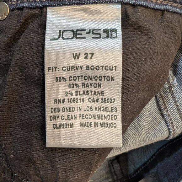 Joe's Jeans Curvy Bootcut Jeans Size W27 - Picture 14 of 14